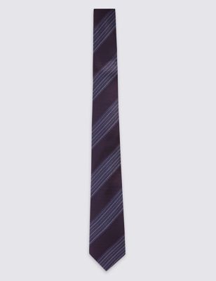 Pure Silk Stripe Tie